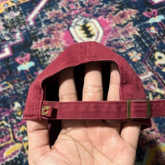 Cleveland Cavaliers ‘47 Brand Clean Up Hat NBA Adjustable Cavs Cap Maroon - Picture 3 of 3